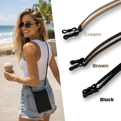 SunnyMate Leather Glasses Strap (3 Colours)